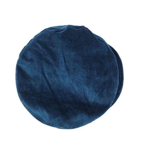 Vintage 80's Hat Poor Boy Cabbie Driver Newsboy Paperboy Newsy Velvet Teal - Picture 5 of 9